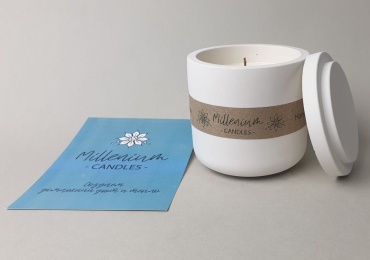 Ароматическая свеча Millenium candles Spark «Japanese Cherry Blossom» 8 см, 1 шт