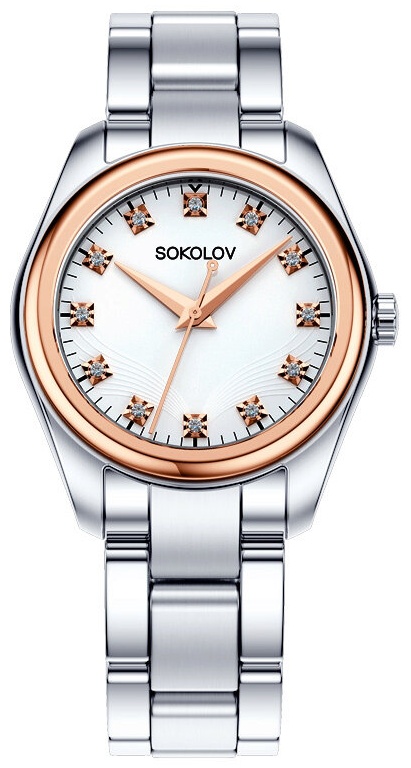 Кварцевые SOKOLOV красное золото, серебро