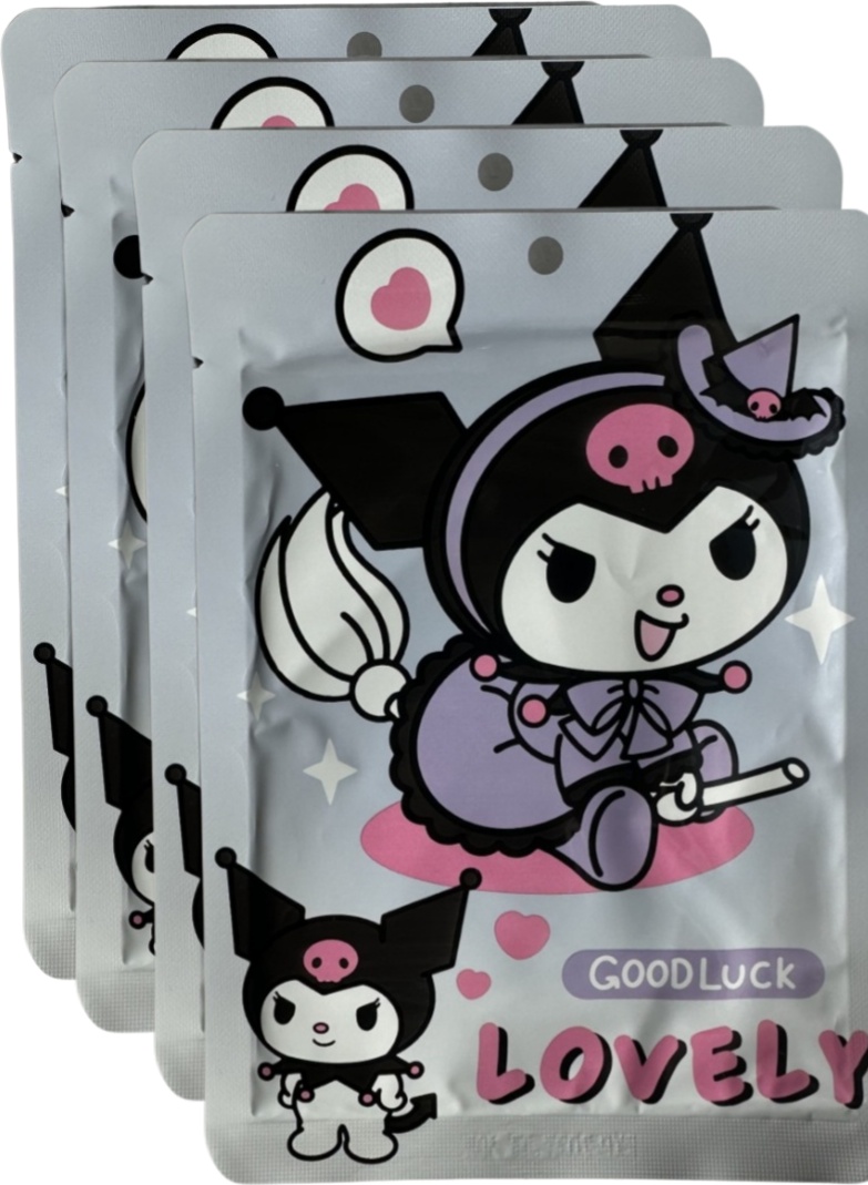 Маска для лица Million Pauline тканевая Lovely Good Luck 4 шт