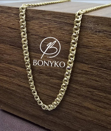 BONYKO 221704526 длина 50 см, вес 2.87 г золото, плетение бисмарк