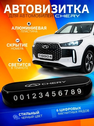Автомобильная визитка 3546818923 черный