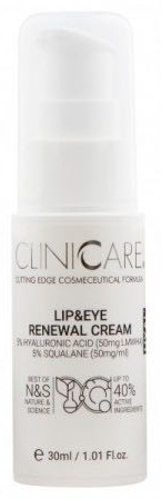 Clinicare крем HYAL+ LIP&EYE RENEWAL CREAM для области вокруг глаз 30 мл