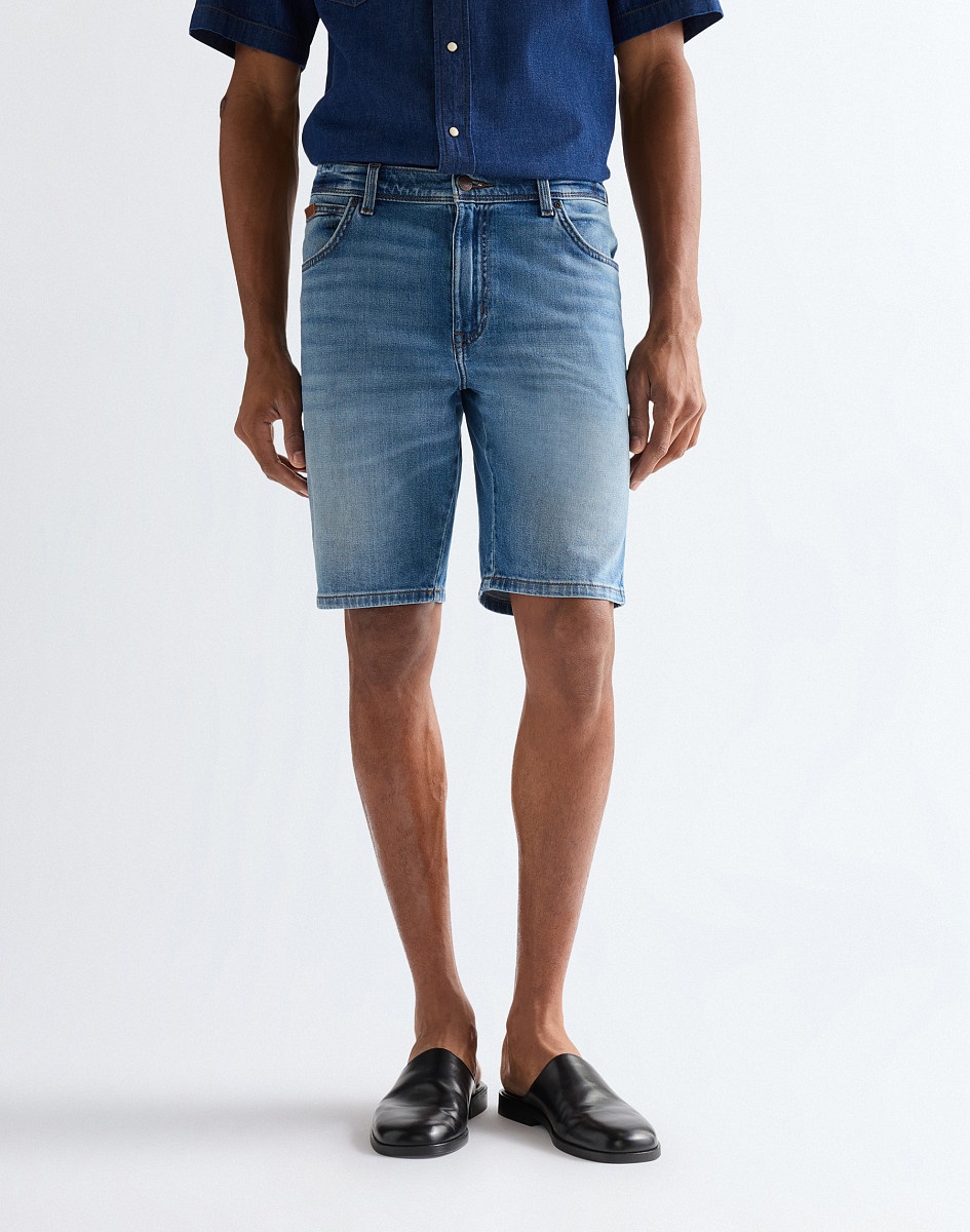 Джинсовые шорты Wrangler синий
