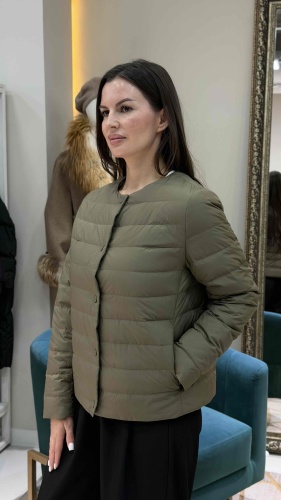 Демисезонная куртка Europa Furs хаки
