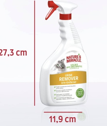 Natures Miracle Urine Remover ликвидатор меток, запаха для кошек 946 мл