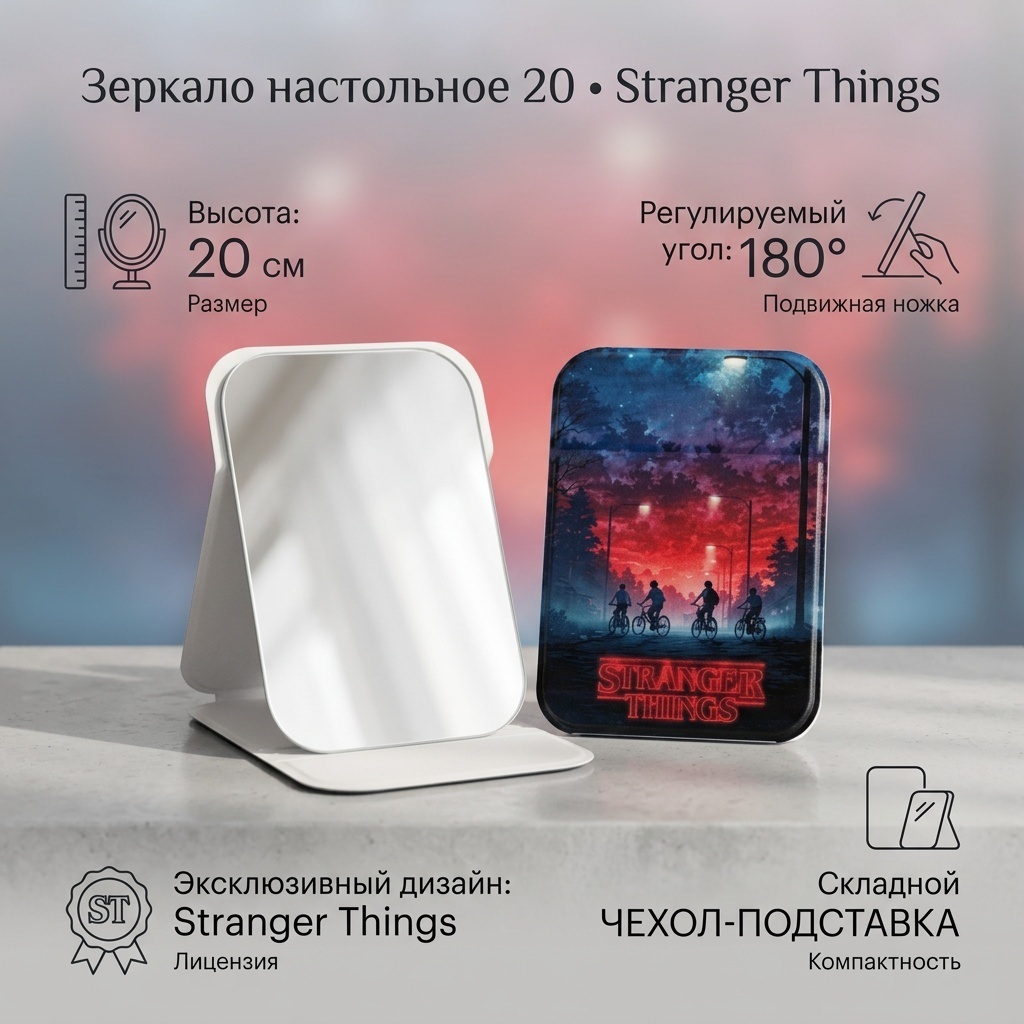 Зеркало настольное косметическое 20