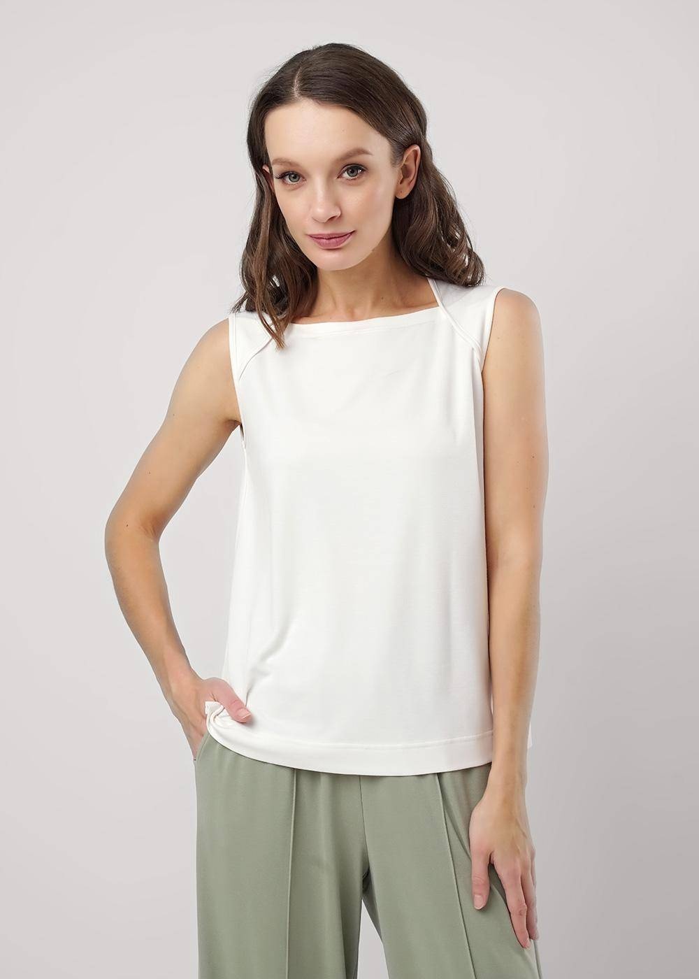 Майка CLEVER WEAR молочный