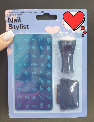 Nail stylist набор для стемпинга 3 шт