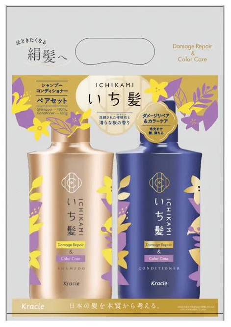 Kracie Damage Repair & Color Care восстановления повреждённых волос и защиты окрашенного цвета шампунь-кондиционер 480 мл