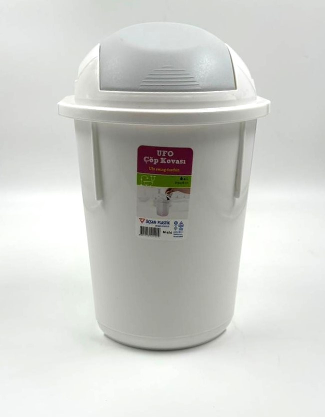 Мусорное ведро Ucsan plastik с крышкой M-414 4 л