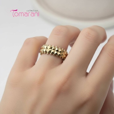 Tomarani collection TC_2Шипы_19размер_03 размер 19 вес 2.25 г золото, без вставок
