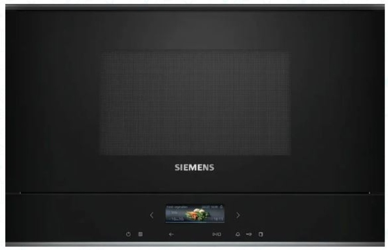 Микроволновая печь Siemens BF 722 L1B1 черный, стальной