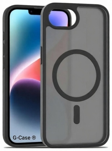 Чехол G-Case для Apple iPhone 16e темно-прозрачный