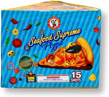 Winda Fireworks батарея салютов SEAFOOD SUPREME PIZZA, залпов 15