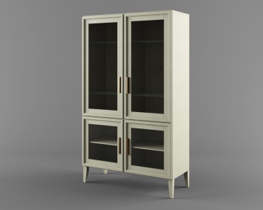 Шкаф-витрина напольный Charlie 205х120х52 см