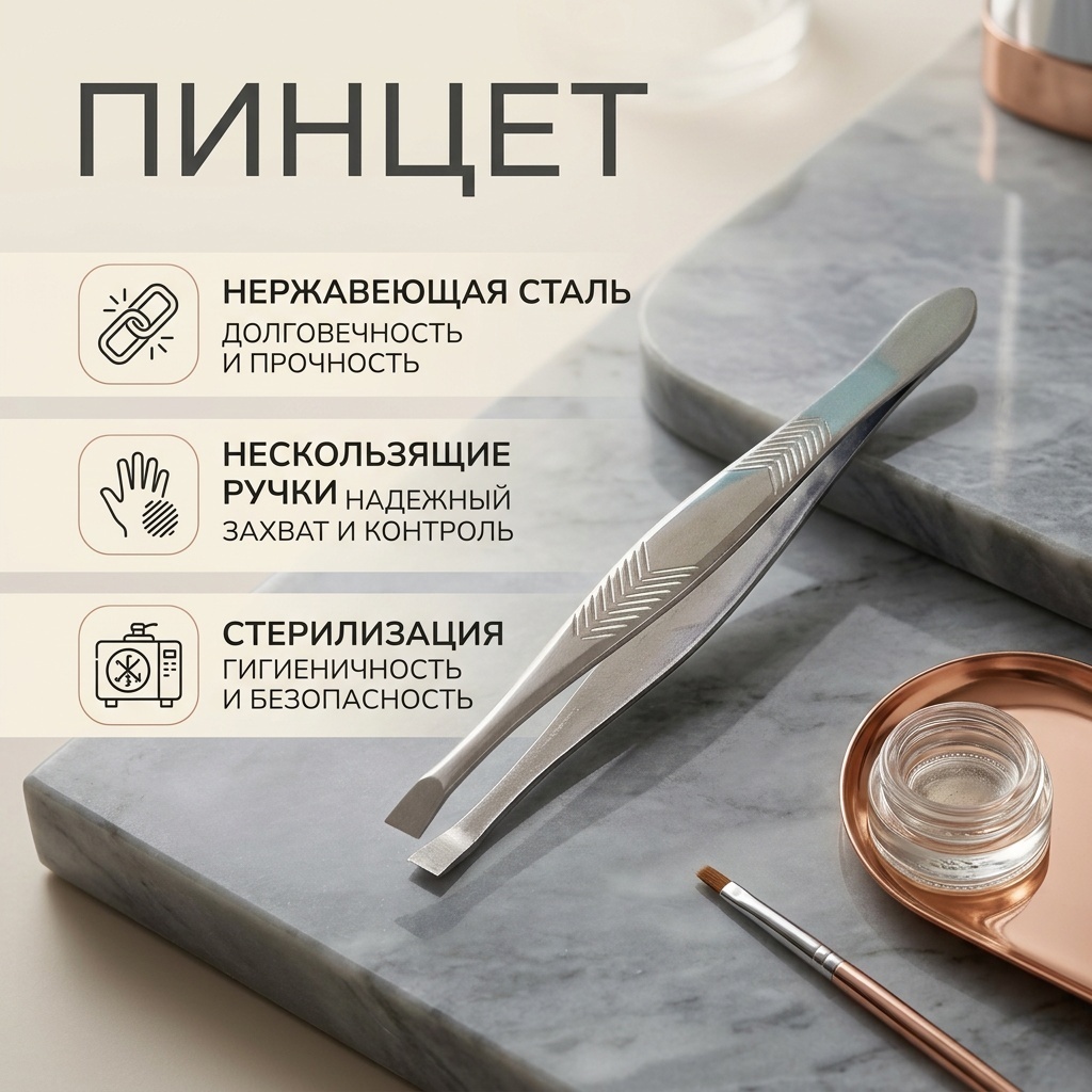 Пинцет 1 шт