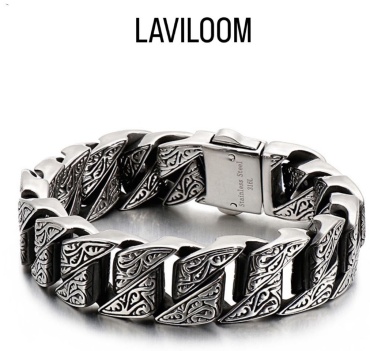 LAVILOOM Steel длина 22 см, вес 103 г нержавеющая сталь, плетение панцирное