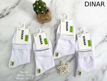 Носки Dinar 10 пар белый 36-41