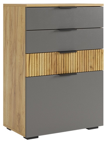 Тумба для обуви Mebelson 60x35.30x86.3 см, ЛДСП, МДФ
