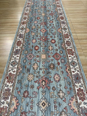 Ковровая дорожка Valentis короткий ворс, хлопок, полиэстер, 80 см x 2.5 м