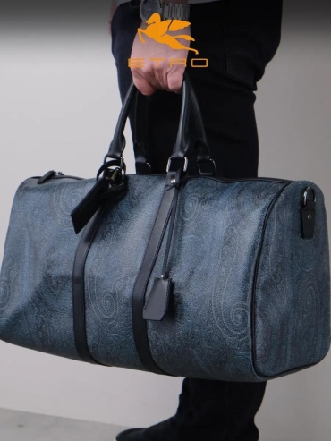Сумка ETRO текстиль синий 1 л