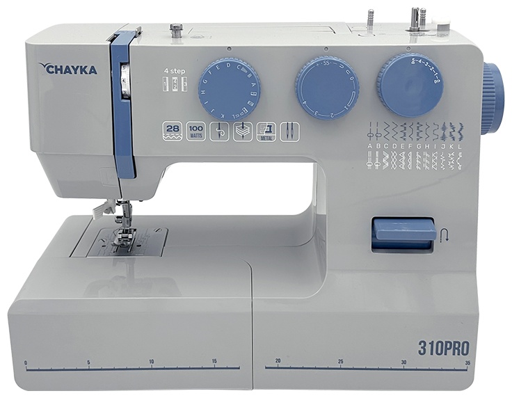 Швейная машина CHAYKA 310 Pro серый, голубой