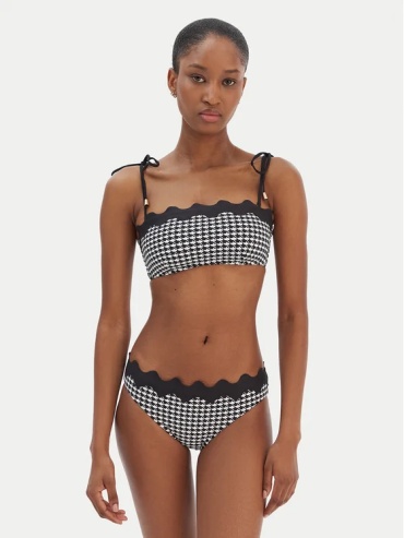 Купальник раздельный SEAFOLLY черный, белый