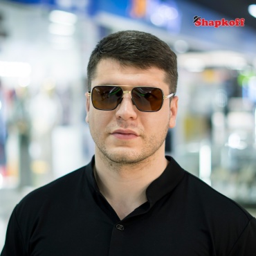 Shapkoff солнцезащитные очки прямоугольные однотонные