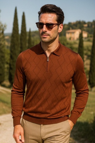 Джемпер Maglione коричневый