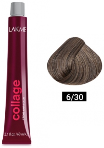 Lakme COLLAGE темный блондин золотистый крем-краска 60 мл