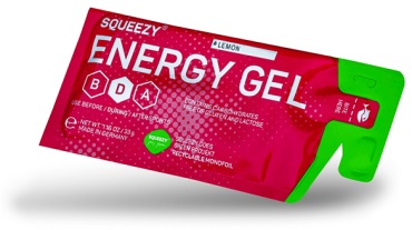 SQUEEZY энергетический гель ENERGY GEL LEMON (лимон) 1шт. 33 г