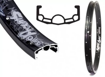 ALEXRIMS Supra Dome 24 black двойной 24 дюйм.
