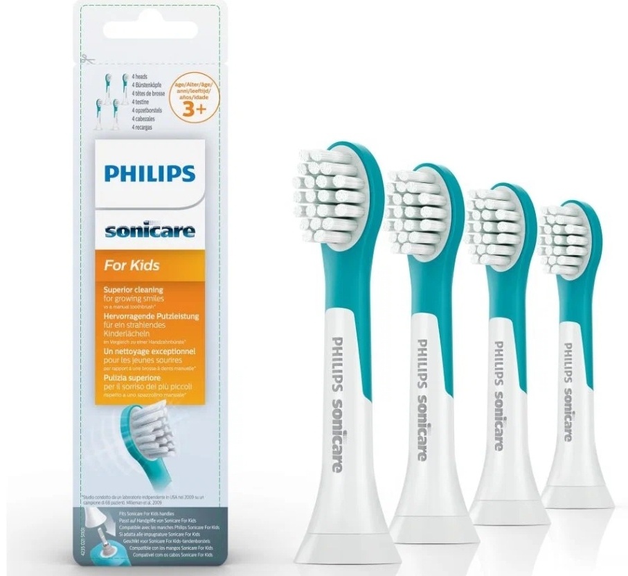 Насадка Philips Sonicare For Kids HX6034/33 3+ звуковая 4 шт