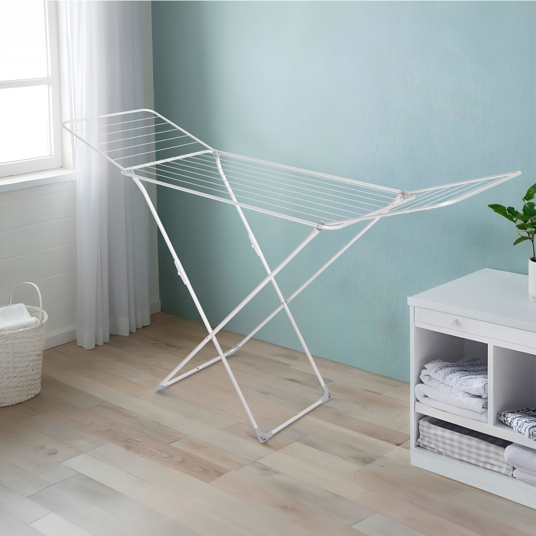Сушилка напольная Nika 53.5x181x108 см, кол-во уровней: 9, металл, пластик