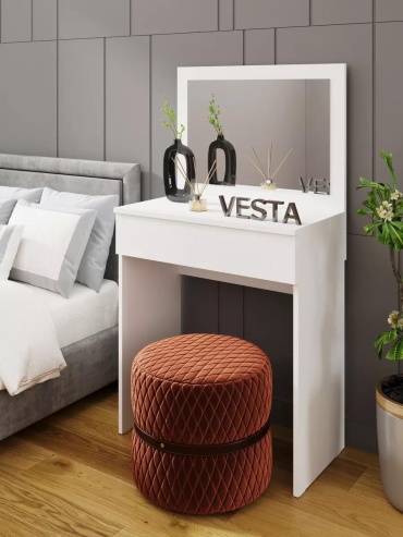 Туалетный столик VESTᾹ 85x68x76 см, ЛДСП, ДСП