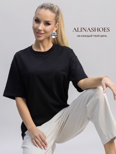 Футболка alinashoes черный