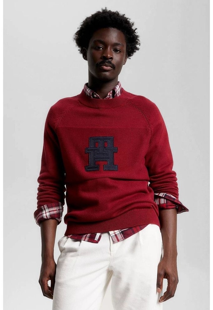 Свитер Tommy Hilfiger бордовый
