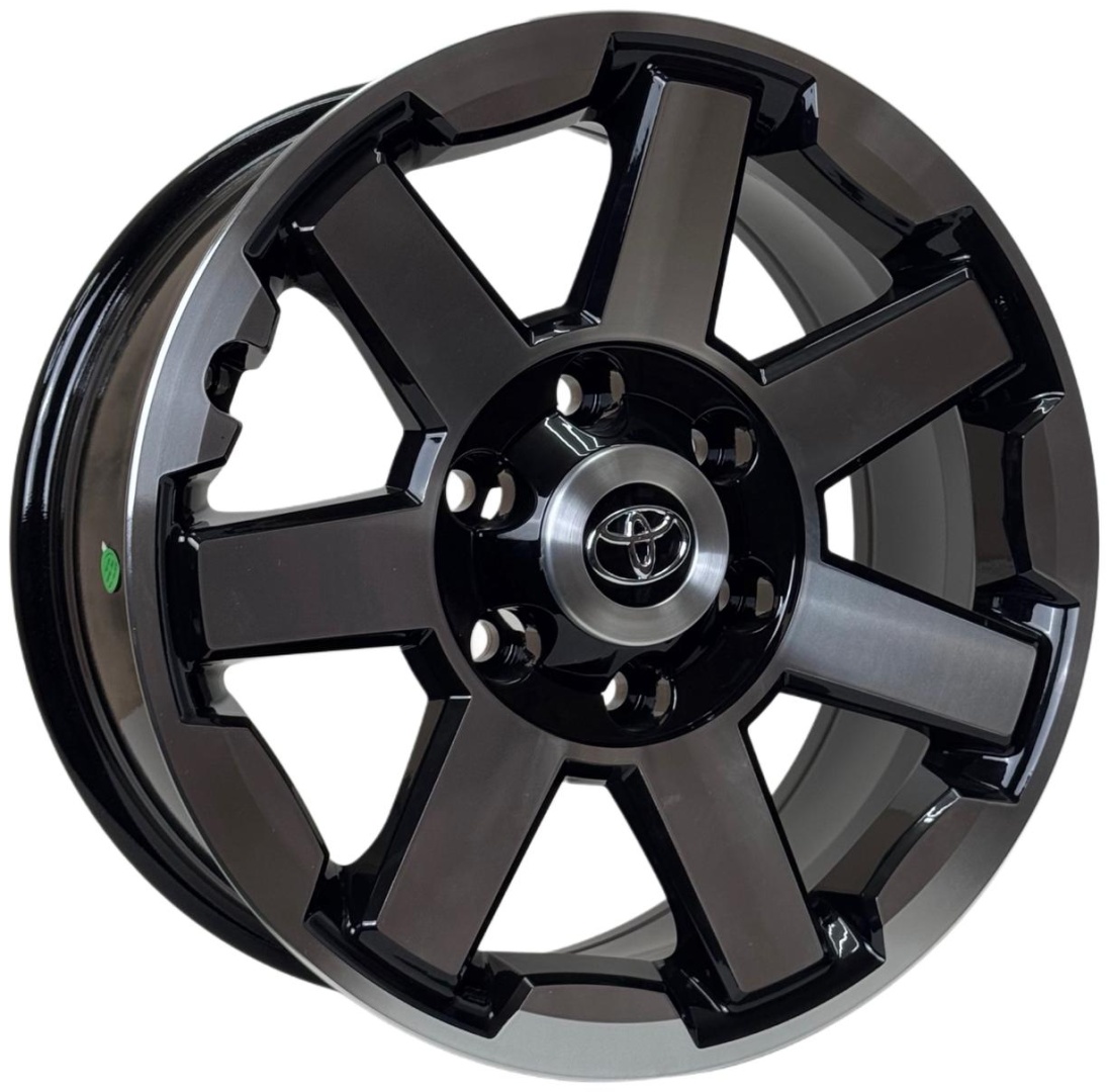 Wheels 762DD 7.5x17/6x139.7 D106.2 ET15 4 диска черный, хром