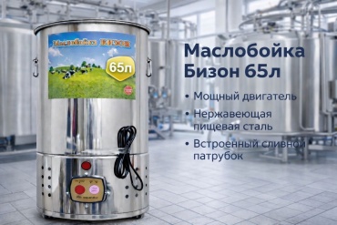 Маслобойка БИЗОН 65л электрическая МБ65
