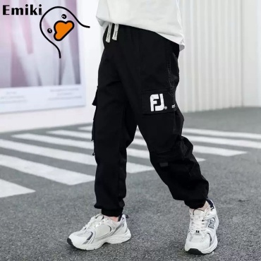 Повседневные брюки Emiki черный, белый