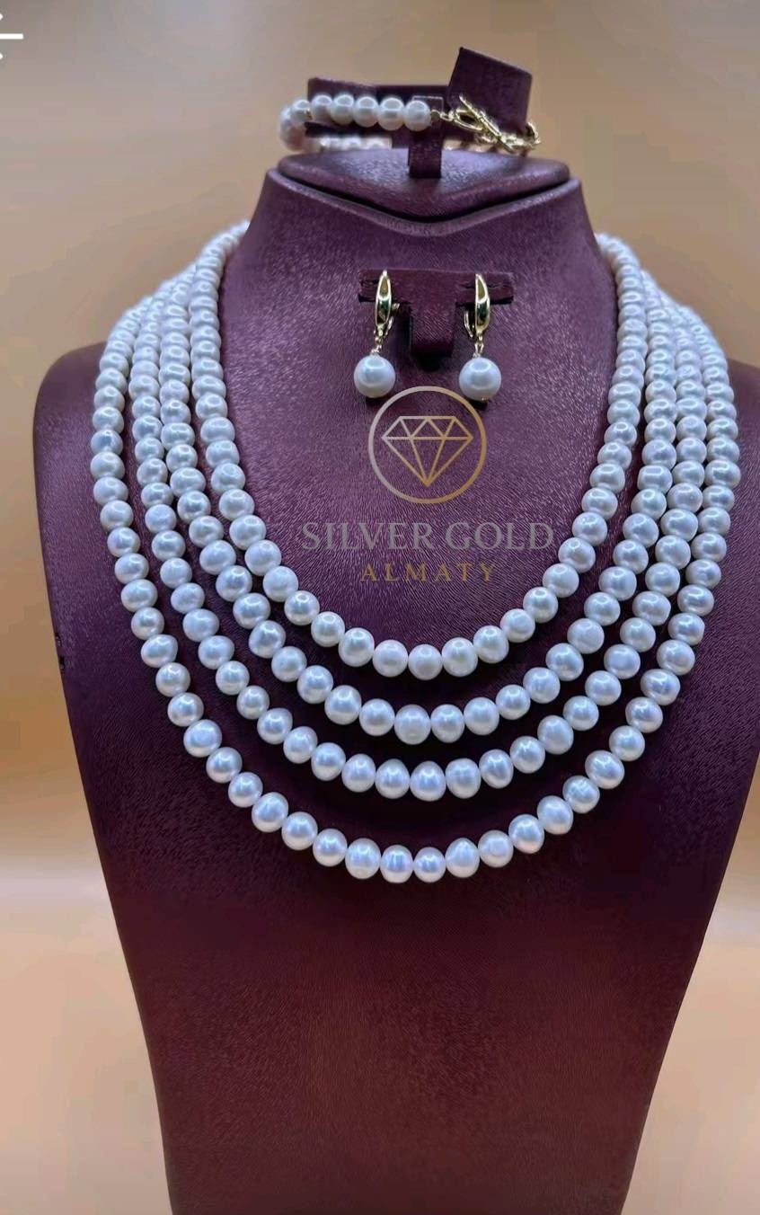 Silver Gold Almaty 1005001994544203 вес 300 г жемчуг, жемчуг