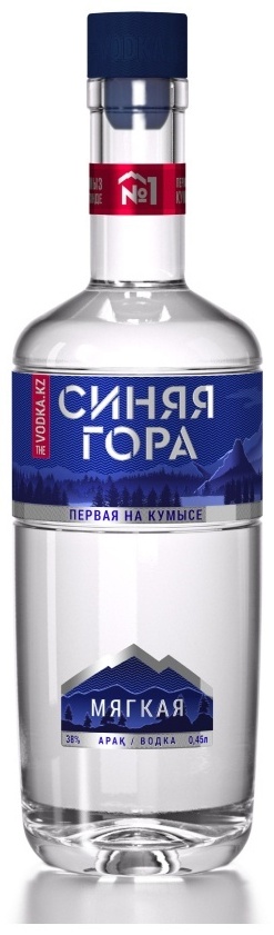 Водка Синяя Гора классическая мягкий 38% 0.45 л