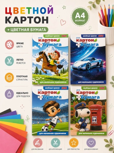 Набор 30361349_864008390, матовый, мелованный А4, 18 л