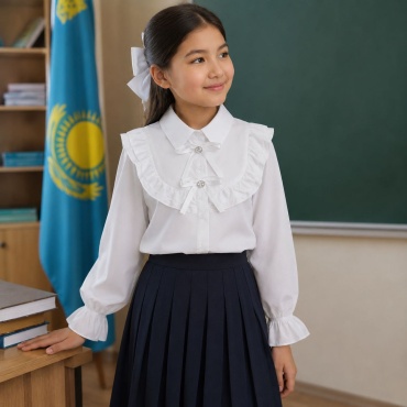 Школьная блузка Ai Clothes белый