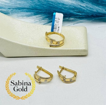 Sabina Gold KMP-SBN-088 вес 4.91 г золото, без вставок