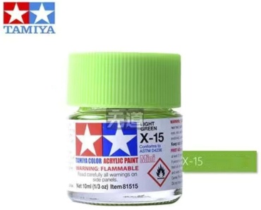 Акриловые Tamiya 1176 Light Green Светло-зеленый X-15 1 шт 10 мл