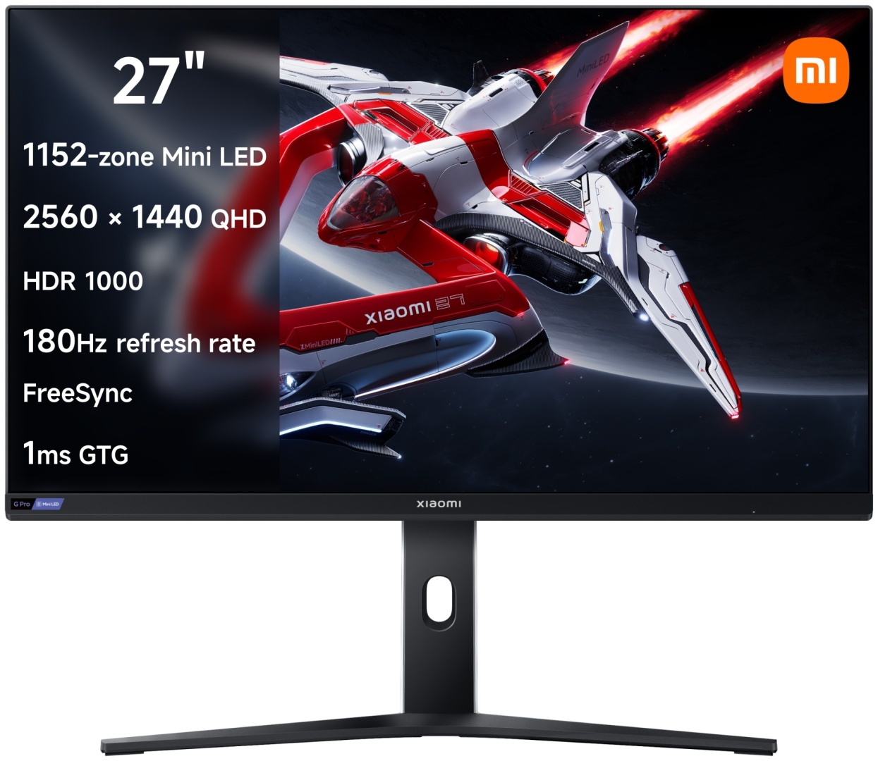 Монитор 27" Xiaomi Mini Led Gaming Monitor G Pro 27i P27QBA-RGPGL черный