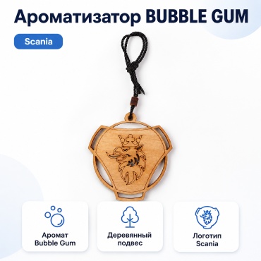 Ароматизатор деревянный 30351136_667156213 BUBBLE GUM 3 мл