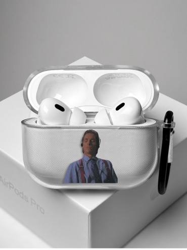 Чехол для Apple AirPods Pro 2 прозрачный
