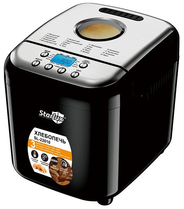 Хлебопечь Starlux Sl-22010 черный